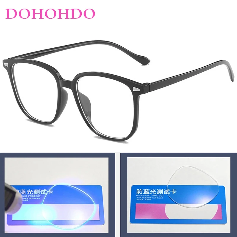 جديد كلاسيكي TR90 مربع الضوء الأزرق حجب النظارات الرجال النساء الموضة الفاخرة مصمم الكمبيوتر القراءة النظارات البصرية السيدات #3