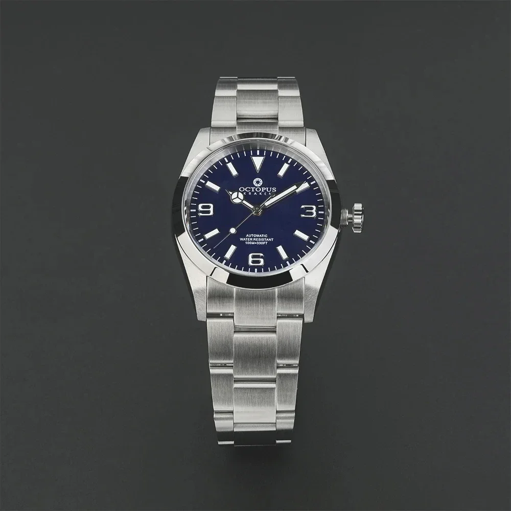 

Octopus Kraken 2024, новые мужские автоматические часы 36 мм, верхняя часть линии, сапфир, нержавеющая сталь, дайвер, 10 бар, ночное свечение, BGW-9 radioj