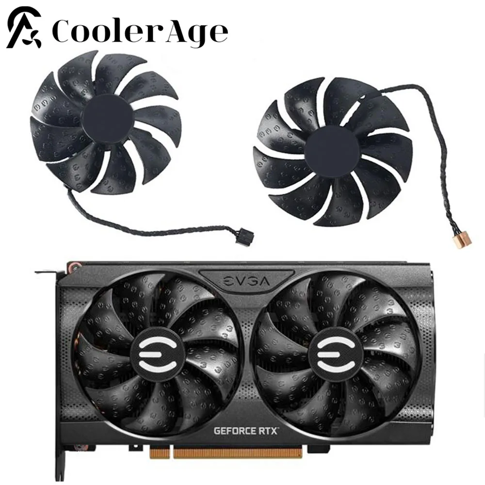 

Новый оригинальный вентилятор видеокарты для EVGA GeForce RTX 3050 3060 3060 Ti XC GAMING 87 мм пластина 09215s12h RTX3050 RTX3060 RTX3060Ti вентилятор GPU