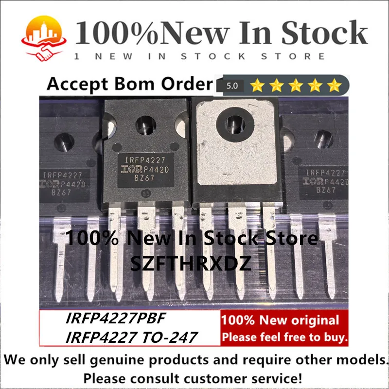 SZFTHRXDZ 100% NEW ORIGINAL IRFP4227PBF TO-247 IRFP4227 TO247 MOSFET 200V 65A
