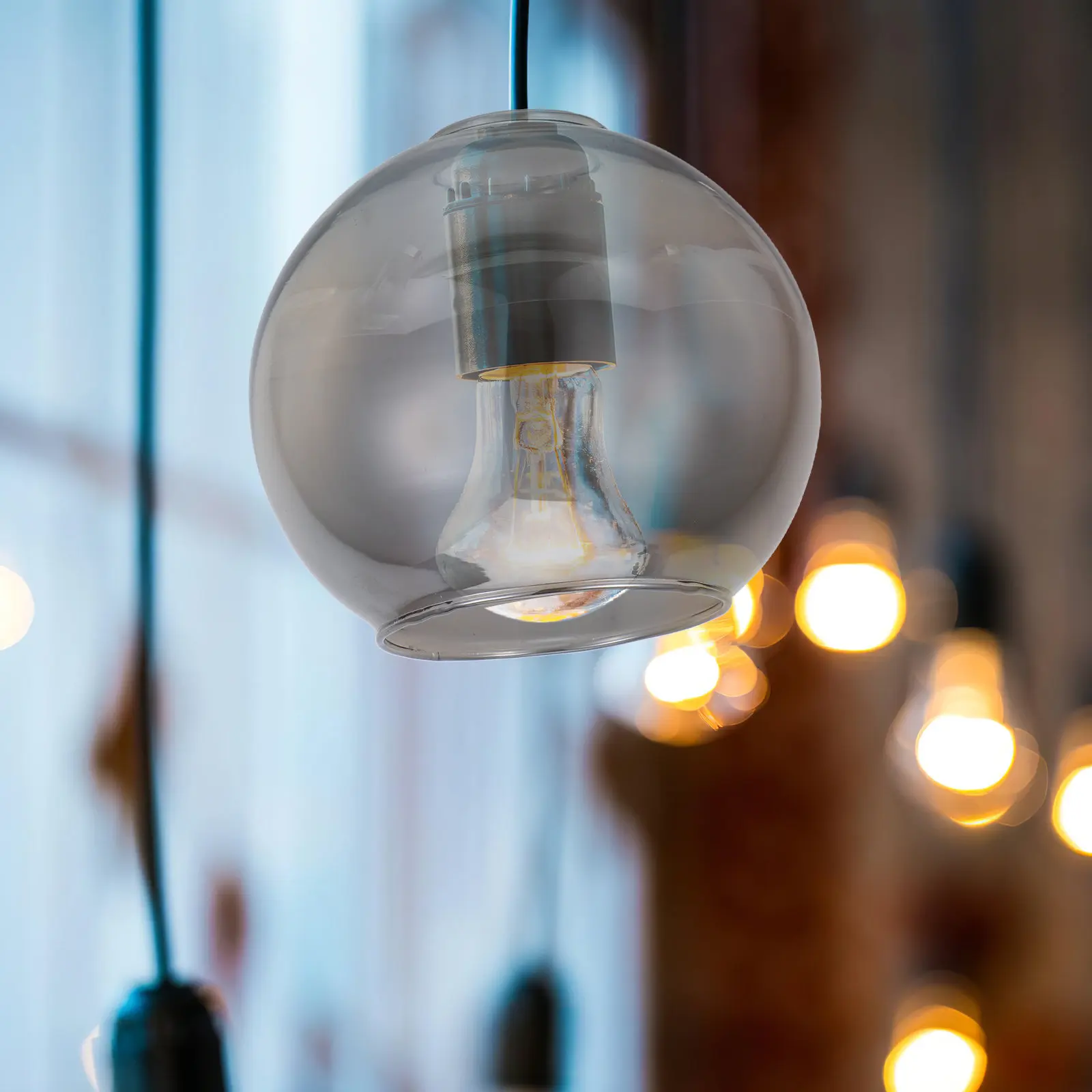 

Элегантный сменный плафон из дымчатого стекла для люстры, светильника для спальни, гостиной, столовой, туалетного столика