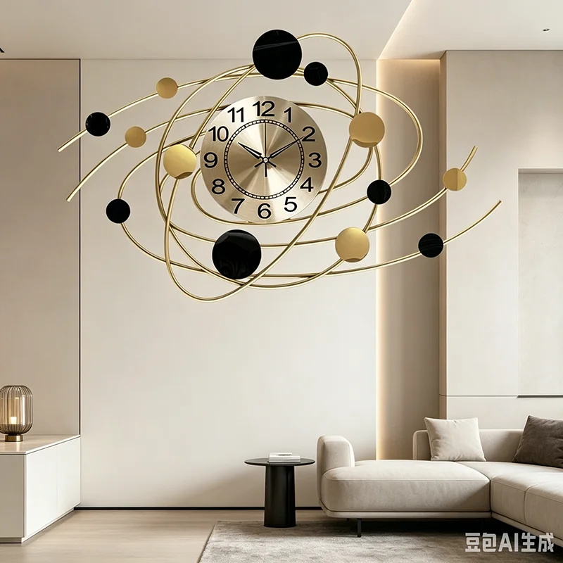 Irregular European Wall Clocks Unique Xenomorph Cheap Aesthetic Modern Clock Wall Design Reloj De Pared Lounge Suite Furniture