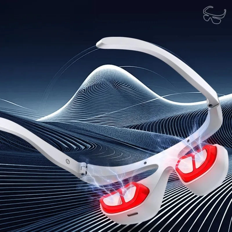 جهاز تجميل العين بالضوء الأحمر، أداة تدليك العيون، إزالة الهالات السوداء، معدات التجميل، الأجهزة الجمالية المهنية #3