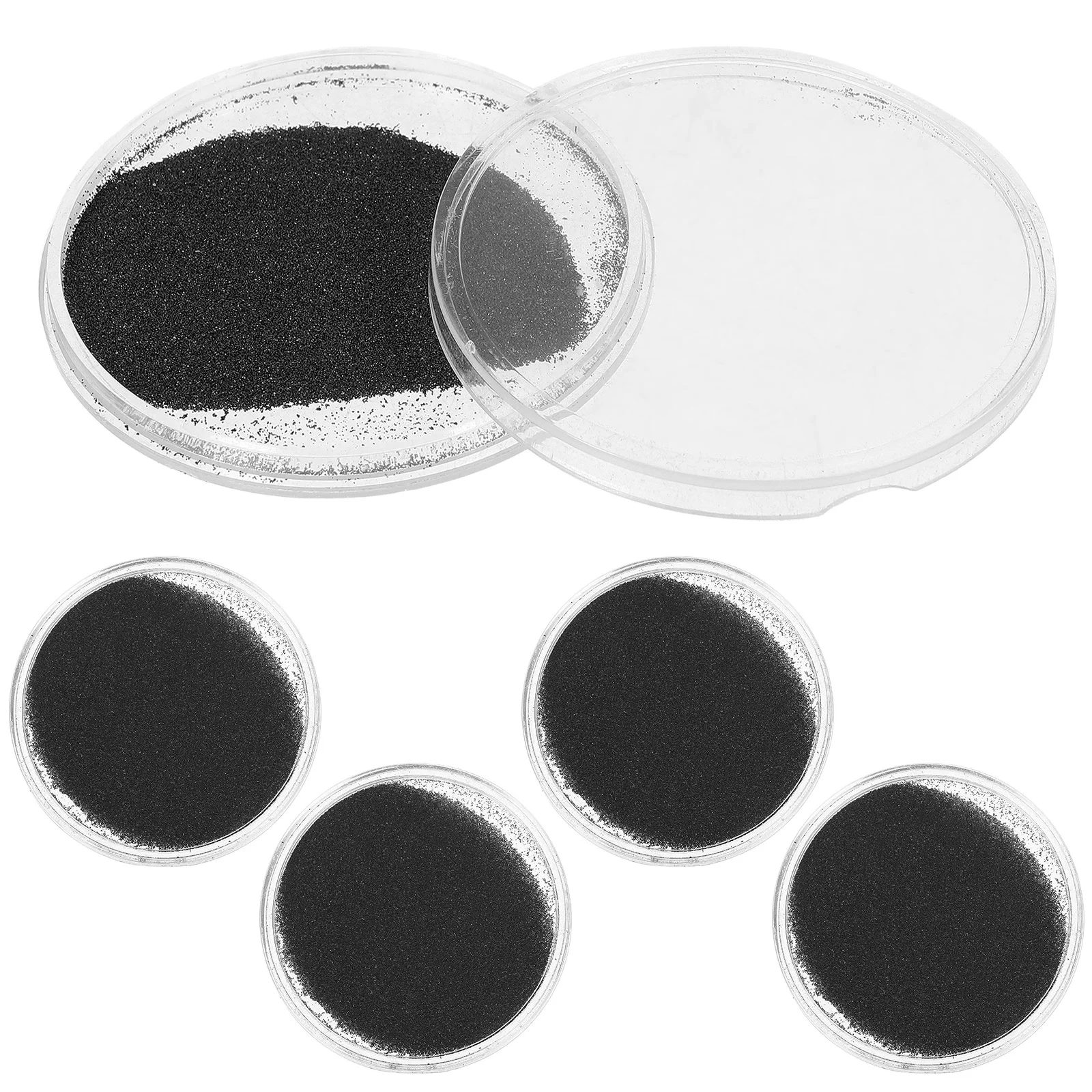 5Pcs Iron Powder Teaching Magnetic Field Education Science Experiment Box for Classroom Physics and School Projects