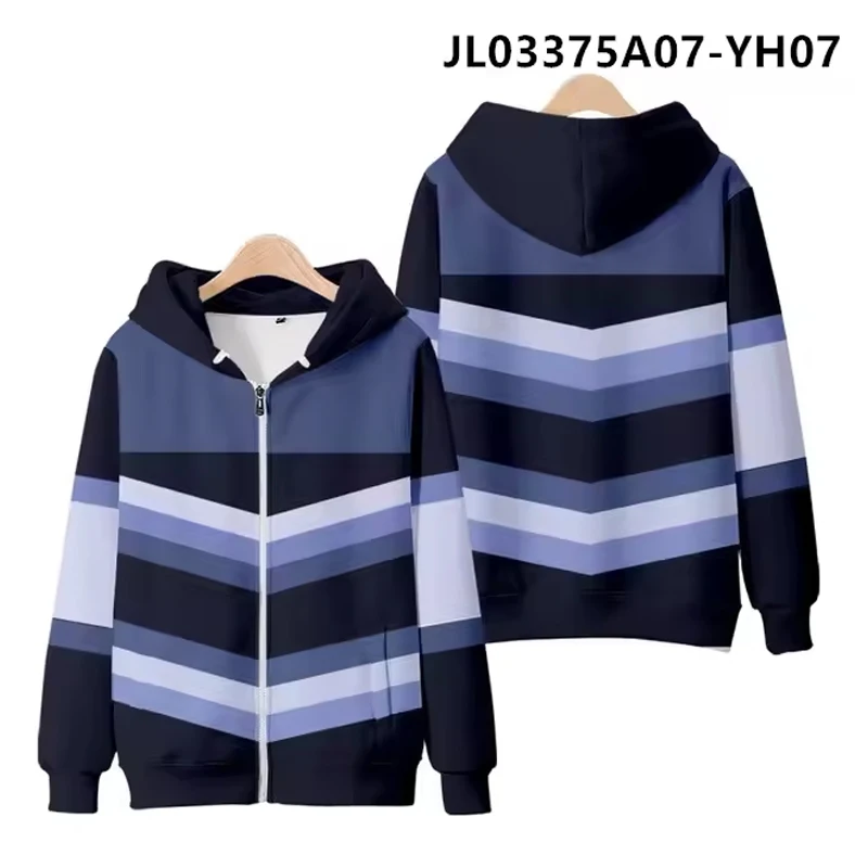 Aphmau Hoodies Aaron Zipper Varsity Jacket Merch Zip Printed Sweatshirt Women Men Cosplay Costume Casual Coat Autumn Male Hooded