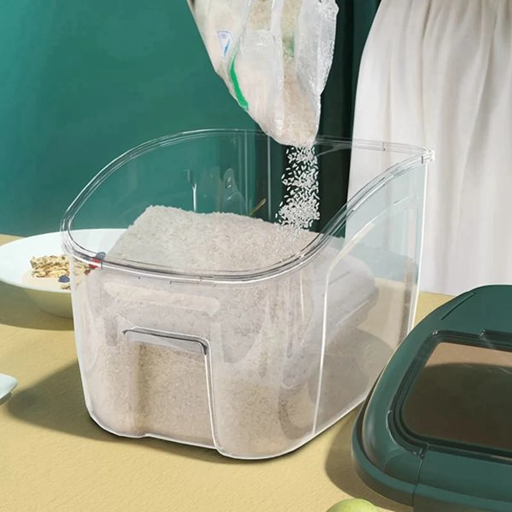 Y50A-5KG Kitchen Container Bucket Insect-Proof Moisture-Proof Rice Box Grain Sealed Jar Home Storage Pet Dog Food Store Box