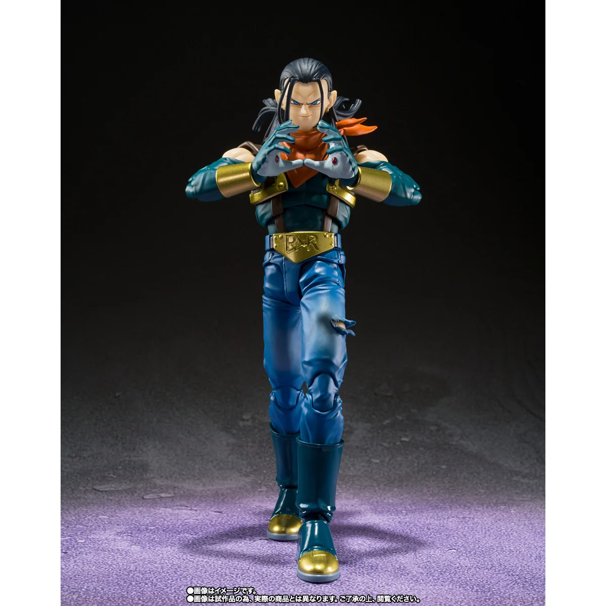 Bandai Original S.H.Figuarts SHF Dragon ball GT Super Android 17 Figure Model Toy