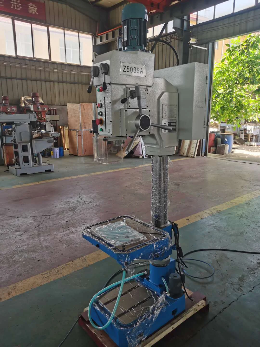 مكبس الحفر اليدوي الصغير | آلة حفر الطاولة 220 فولت مع علبة التروس والمحرك الأساسي ومكونات PLC #1