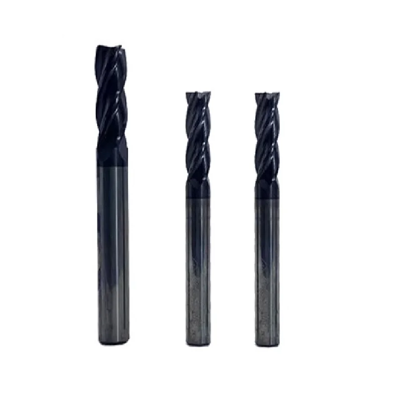 Seri G Pemotong Penggilingan Ujung Batang Lurus Karbida Bermata Dua/Dua dan Bermata Empat Multifungsi Pusat Mesin CNC Baja Tungsten