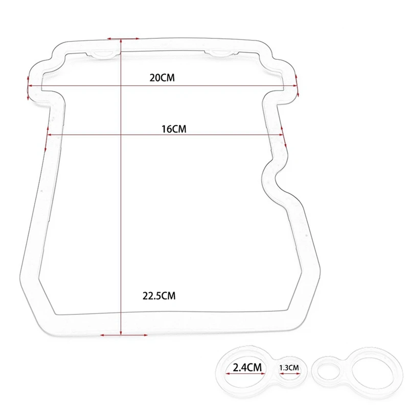 11061-0282 Motorcycle Cylinder Head Cover Gasket For Kawasaki EX250 Ninja 250 2008 -2012 EX300 Ninja 300 2013-2017 Replacement