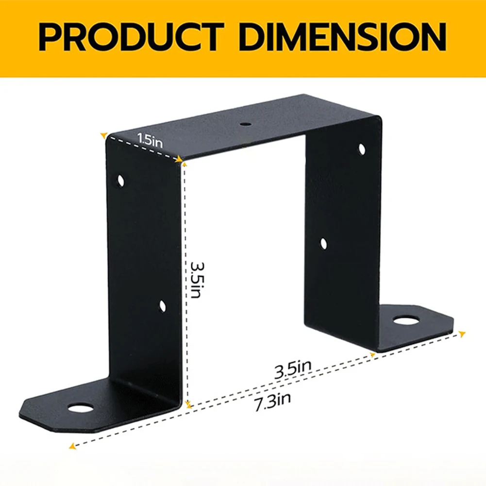 مشاريع المبارزة 3.5X3.5 بوصة 4x4 آخر قوس قوي سياج آخر اتصال U قوس للبناء القوي المبارزة #1