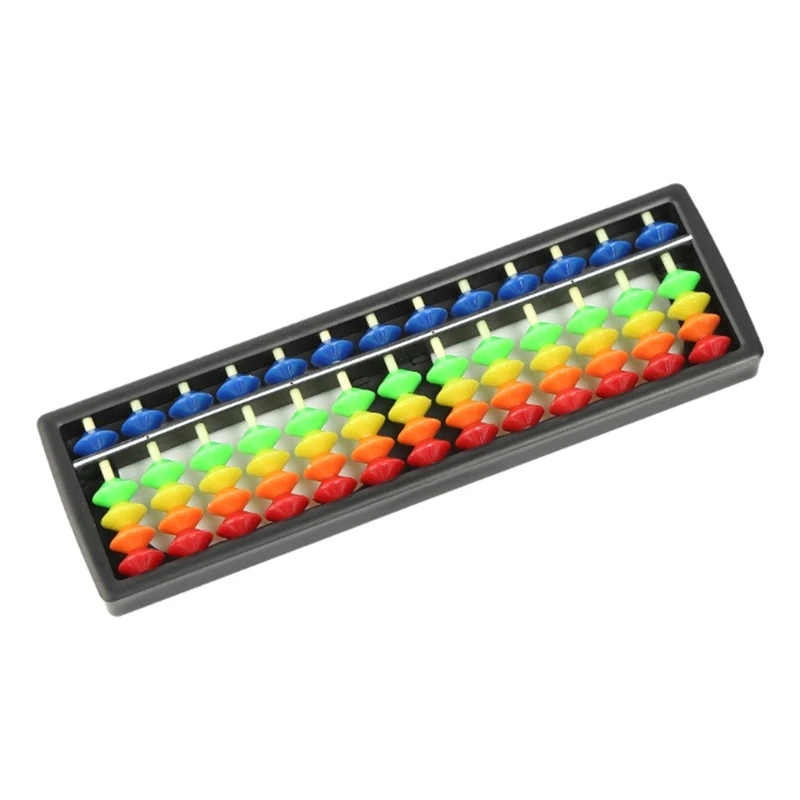 13 Beadrow Mathematics Trainer Bright Colors Sliding Discs Early Numeracy Development Tool K92C