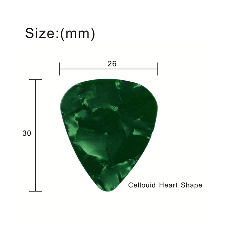 1000Pcs Cellouid Acoustic Electric Bass Gutiar pick plectrum guitarra musical instrument 0.46mm/0.71mm/0.96mm Guitar pick