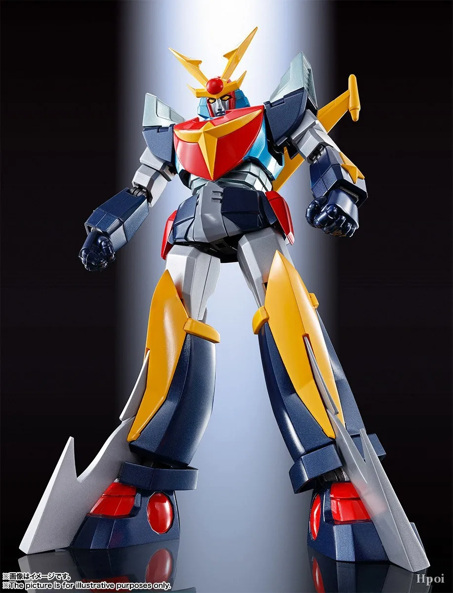 En stock BANDAI Soul of Chogokin GX-82 Invincible Steel Man Daitaan 3 F.A. Decoración Coleccionable Mecha-Complete