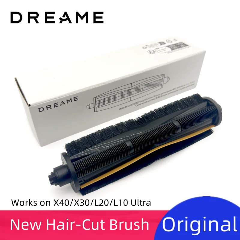 Original Dreame New Hair Cut Brush for L10s Ultra / L10 Ultra/ L20 Ultra / X30 Ultra /X40 Ultra Main Roller Brush Upgraded