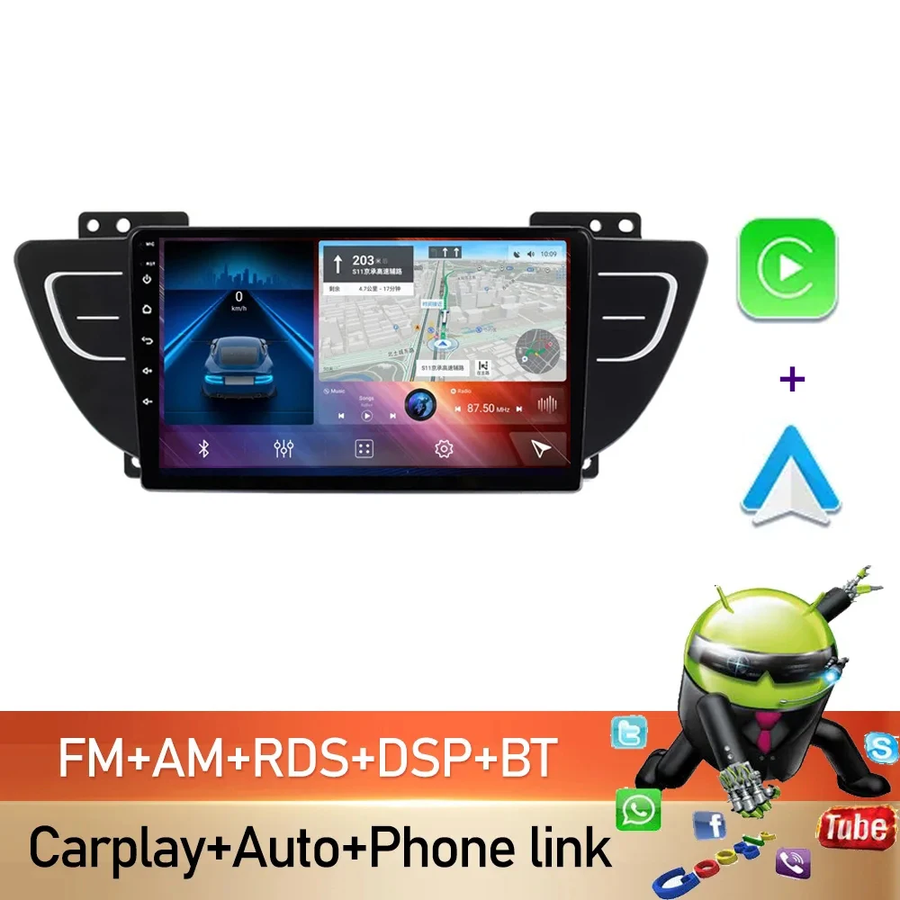 

Android 14 Car Radio For Geely Atlas NL-3 2016- 2020 Multimedia Video Player Navigation Carplay WIFI 4G BT GPS No 2din Auto DVD