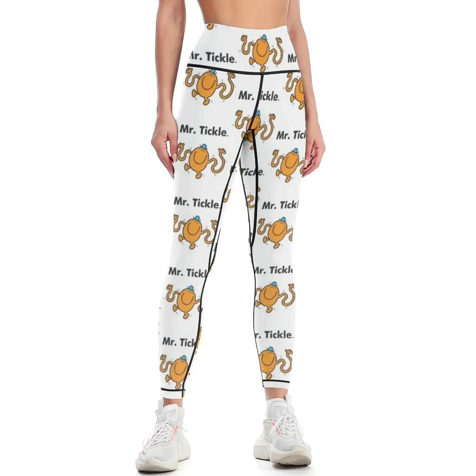 

Unique Print with Mr. Tickle Cool Leggings Training pants Sweatpants legging gym joggers for Womens Leggings