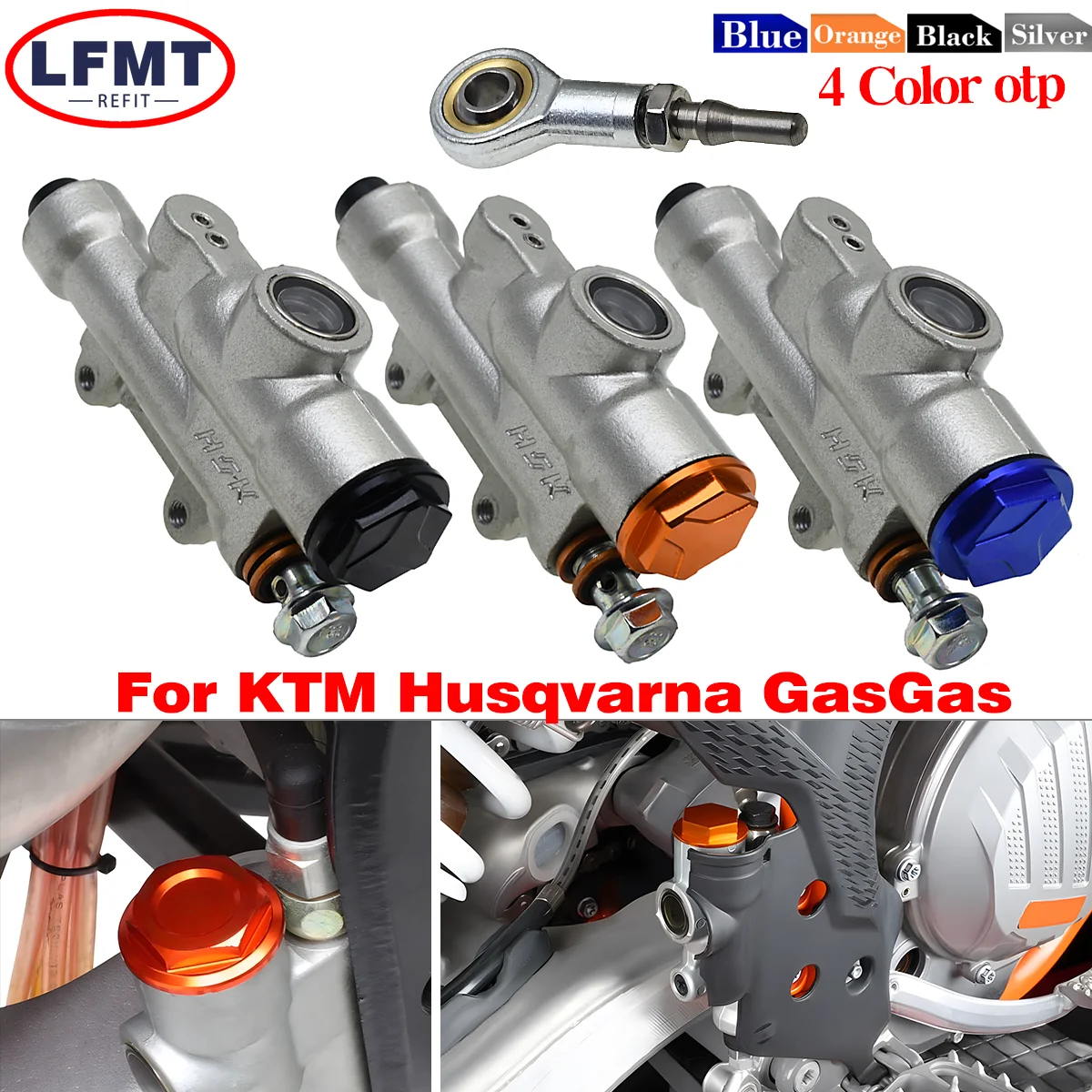 Motorcycle Rear Brake Master Cylinder Pump For KTM XCW XCF-W EXC EXC-F SX SXF XC XCF 6Days TPI 150 200 250 300 350 400 450 500