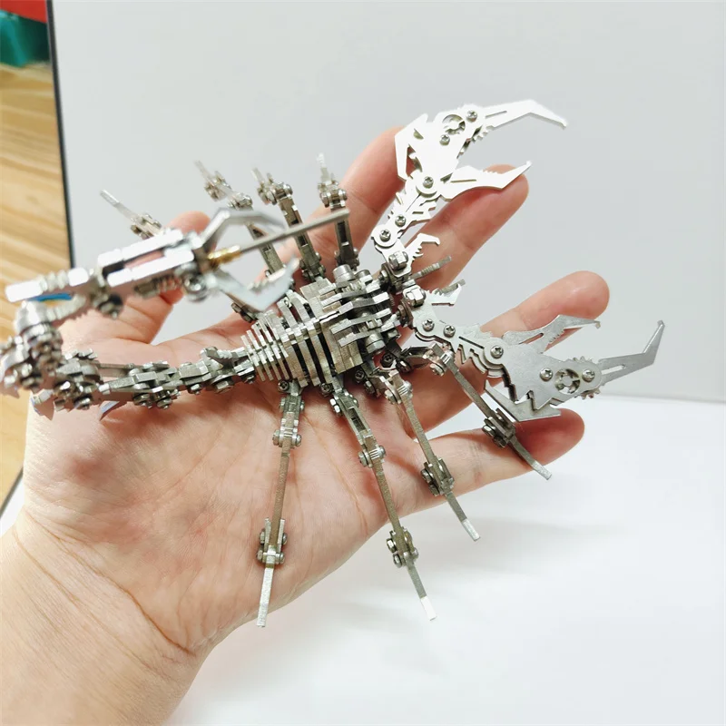 MOKR 3D Metal Puzzle Scorpion King Children's Toy Education Training Christmas Birthday Gift DIY Assembly Model Kits