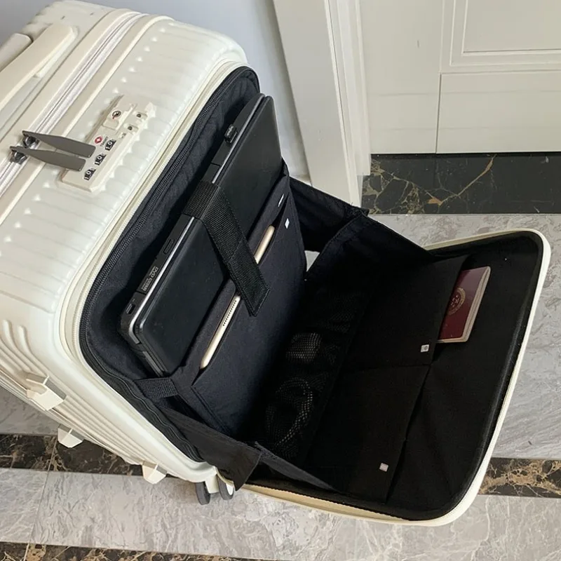 Mala frontal aberta de 20 polegadas