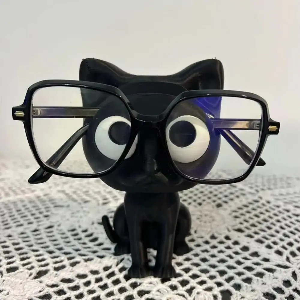 Black Cat Glasses Holder Stand Desktop Storage Multifunctional Sunglasses Display Stand Display Ornament Mini Desk Holder