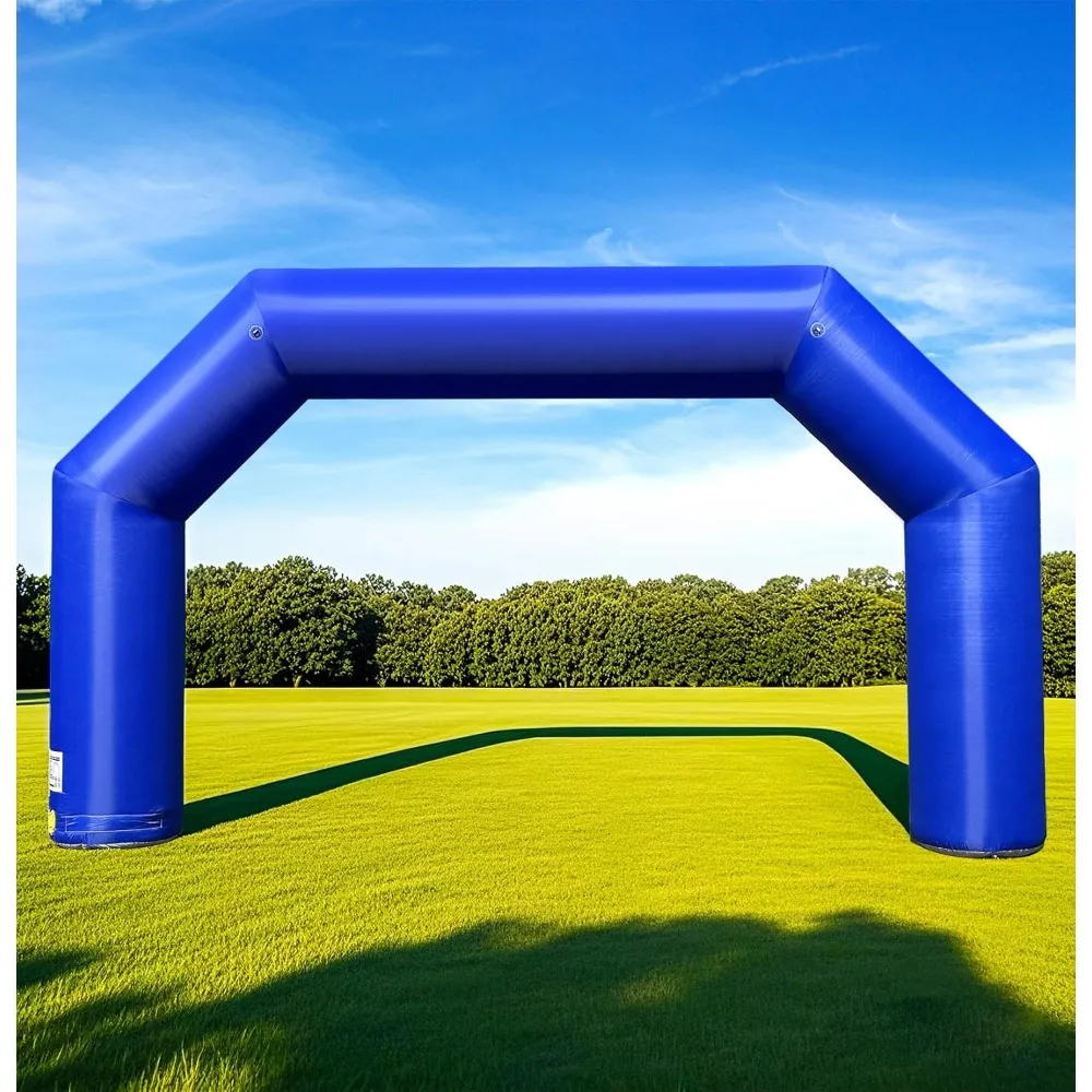 

OZIS Inflatable Arch Blue 20ft, Inflatable Archway Built in 150W Blower, Inflatable Start Finish Arch for Party,5K Race,Outdoor