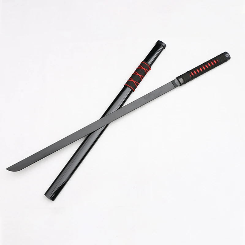 95cm/37.4in Anime Kakashi Cosplay Sword Bamboo Peripherals Model Props With Sheath Toys Hobbies Crafts Ornaments Birthday Gifts