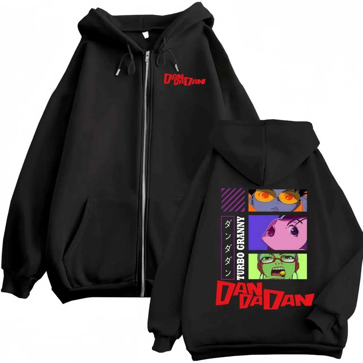 

Japanese Anime Dandadan Merch Zipper Hoodie Men Women Clothing Fashion Cartoon Zip Up Sweatshirts High Quality Fleece Pullovers