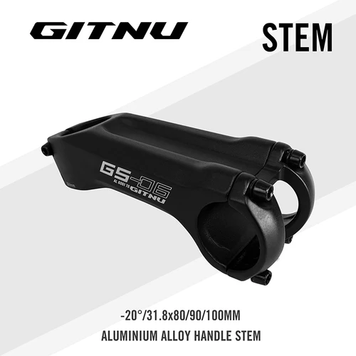 GITNU-eje de aleación de aluminio XC para bicicleta de montaña, piezas de ciclismo, x 80 31,8/90/100mm -20 grados