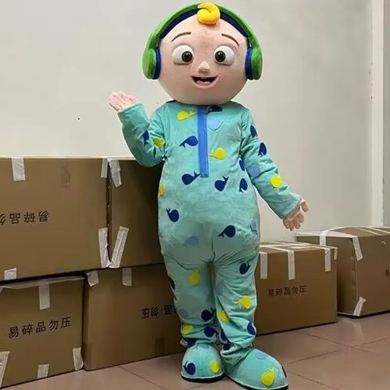 Cute Baby Mascot Costume Cartoon Boy and Girl Mascot Clothing Birthday Party Adult Walking Set Lovely Baby Dressing Plush Props