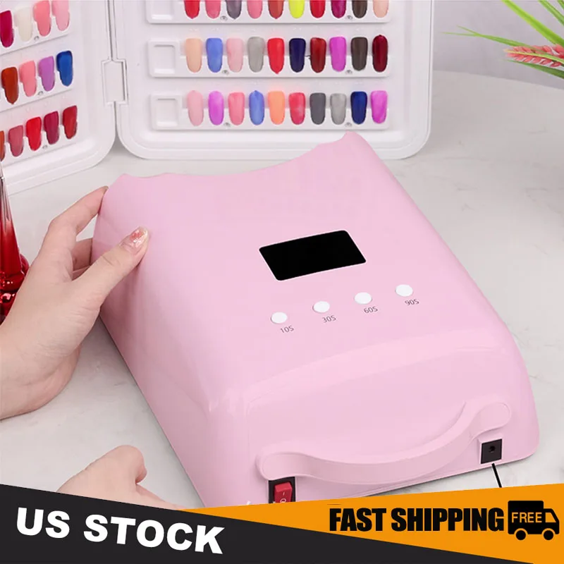 Recarregável 76w espelho reflexivo inferior lâmpada do prego gel polonês secador máquina de manicure luz uv para unhas lâmpada led uv