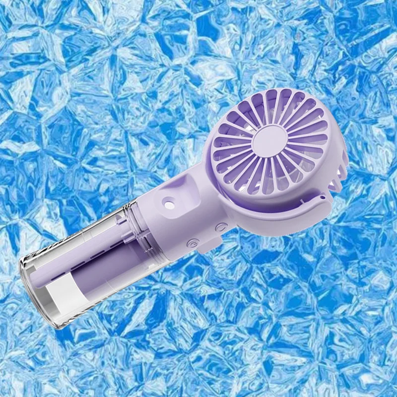 Ventilatore nebulizzatore portatile F4 Umidificante Ventilatore nebulizzatore Ventilatore appeso al collo Mini ventilatore portatile pieghevole