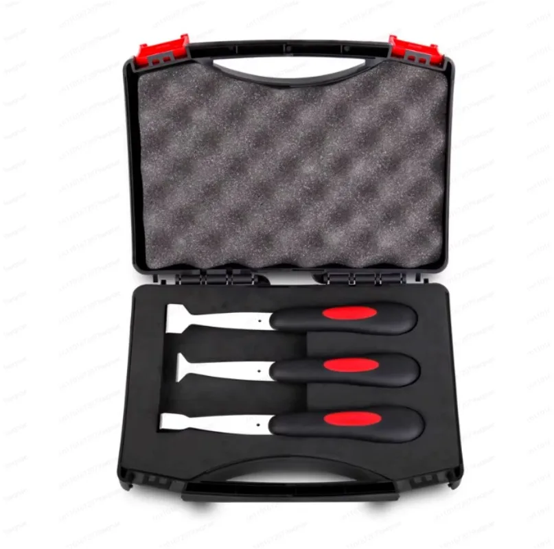 

Ручной скребок для лобового стекла, уретановый скребок, набор инструментов для ремонта клея и стекла с 3 лезвиями из мягкой резины