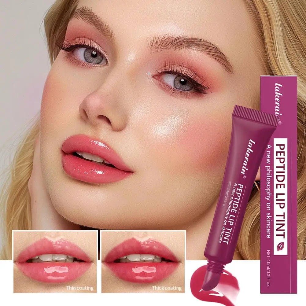Verão hidratante labial bálsamo labial peptídeo suavizante batom duradouro nutritivo lábio cuidados diários maquiagem brilho cuidados com a pele