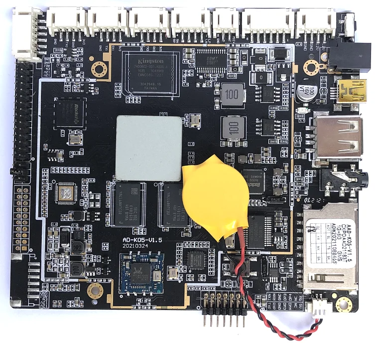 Android 8.0 Embedded System Mainboard EDP LVDS MIPI RJ45 Ethernet Gravity Sensing Board