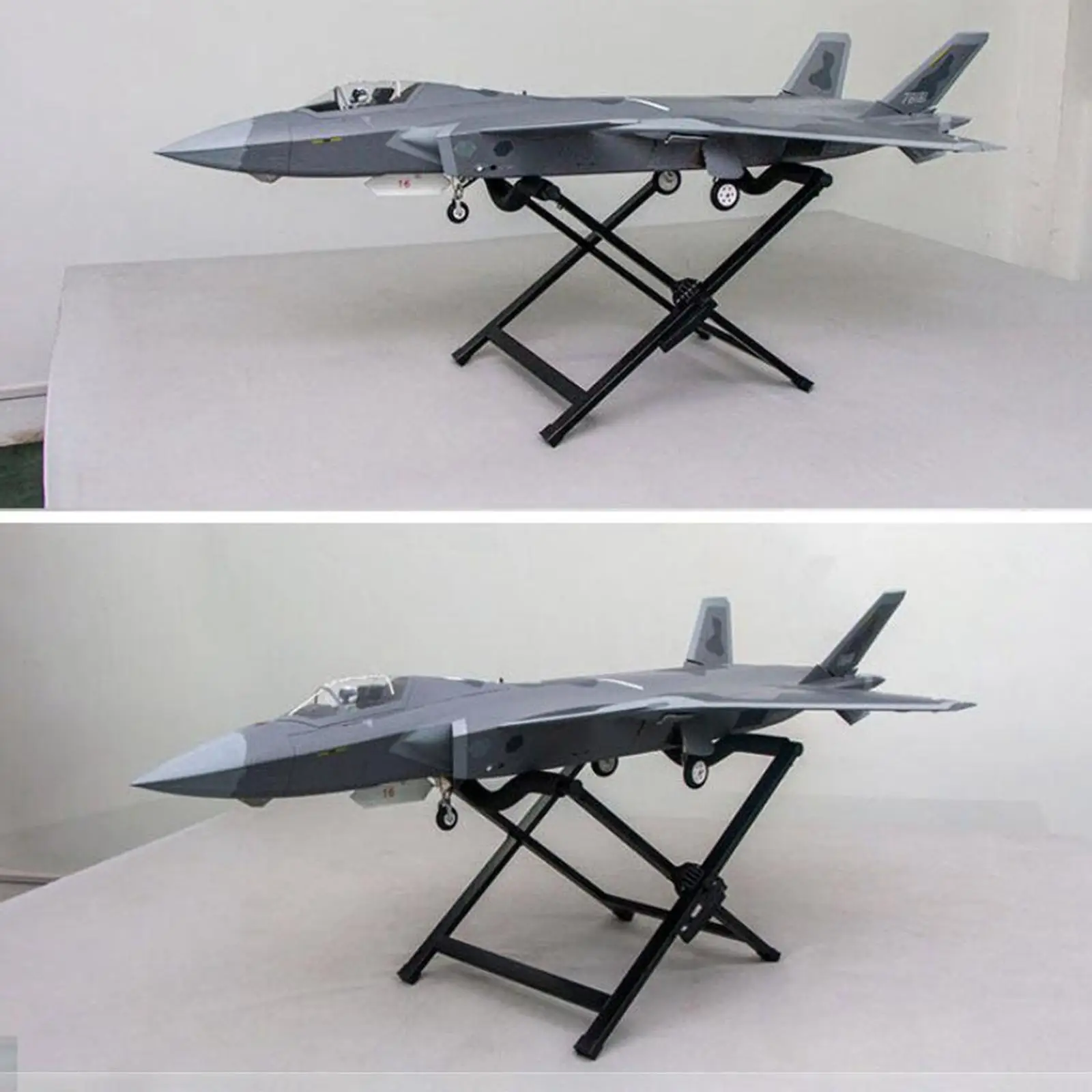 Airplane Model Stand Practical, Adjustable Stable Premium, Accessory, Portable, Lightweight Model Plane Display Rack Multiuse