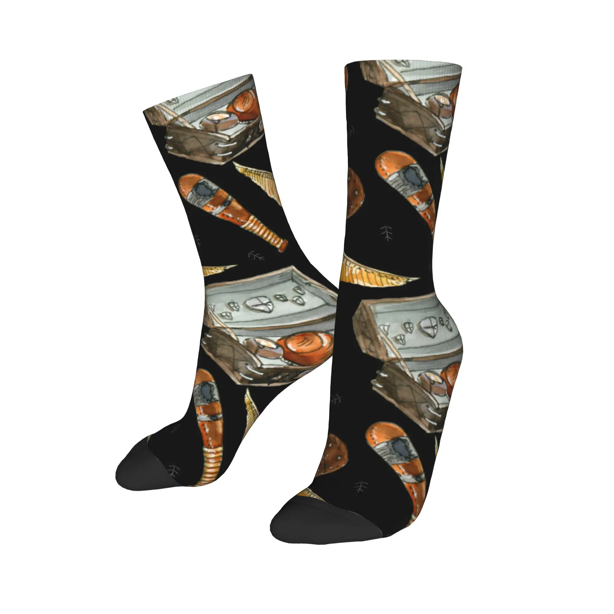 

Зимние теплые забавные мужские и женские носки Harries Movie P-Potters Magic World, впитывающие пот, баскетбольные носки