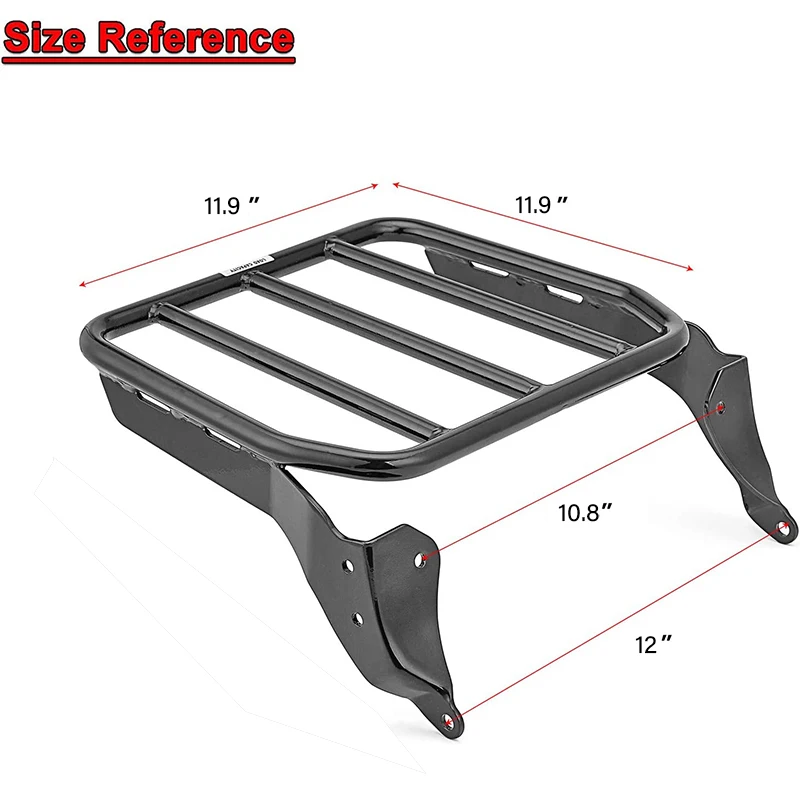 Motorcycle Accessories Sissy Bar Luggage Rack for Harley Davidson Softail FLFB FLFBS FXBR FXBRS 2018-2023