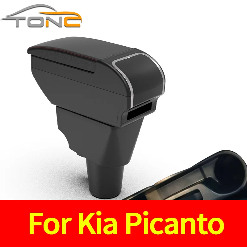 

For Kia Morning Armrest box For Kia Picanto Car Armrest Interior Parts special Retrofit parts Center Storage box Car accessories