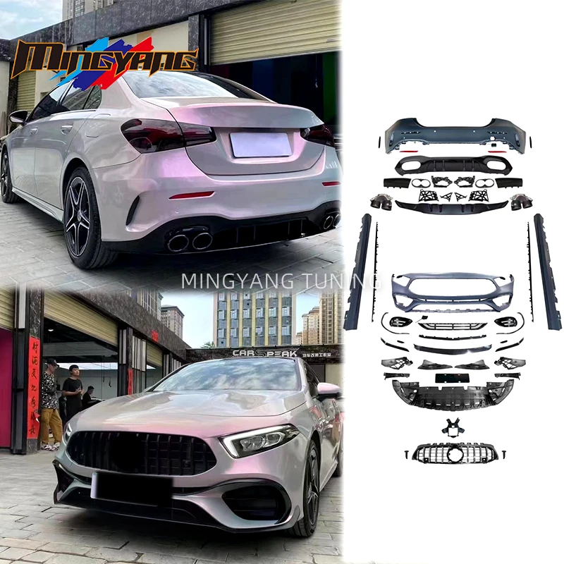 

Factory Direct Sale AMG A45 Design Car Bumpers Body Kit for BENZ W177 Sedan A200 2019 Bodykit