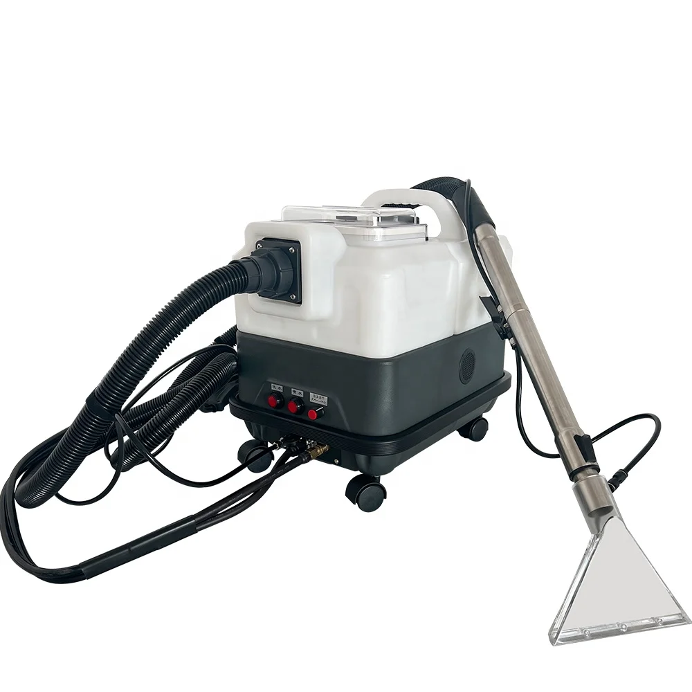 VOL-10 Hot selling deep cleaning easy handle design big hand tool flexible hose connection carpet scrubber cleaning machine