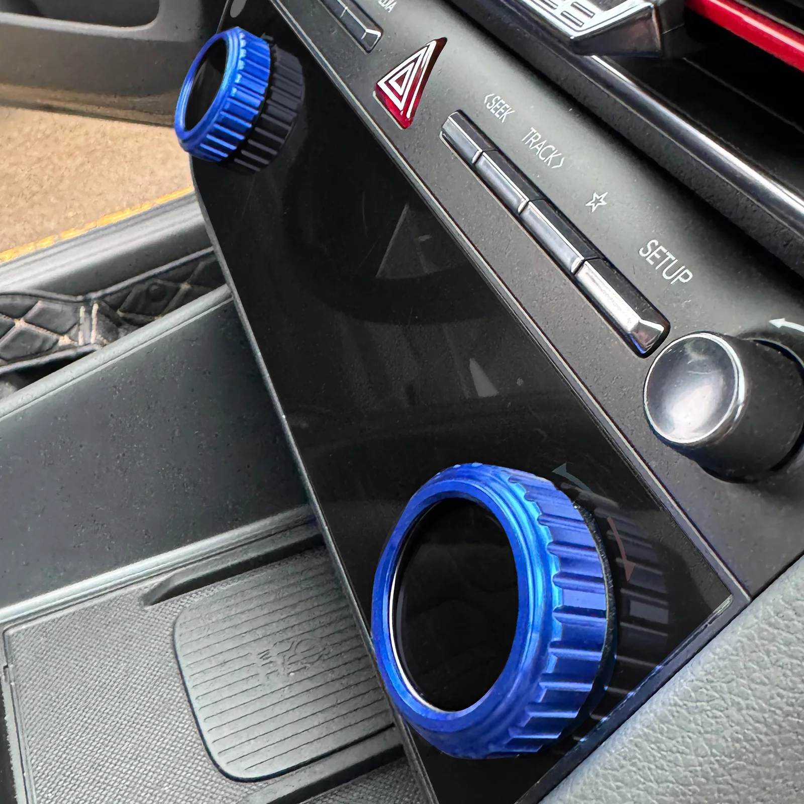 For Hyundai Tucson NX4 2024 Interior Air Conditioner AC Knob Ring Decorative Cover Trim Accessories