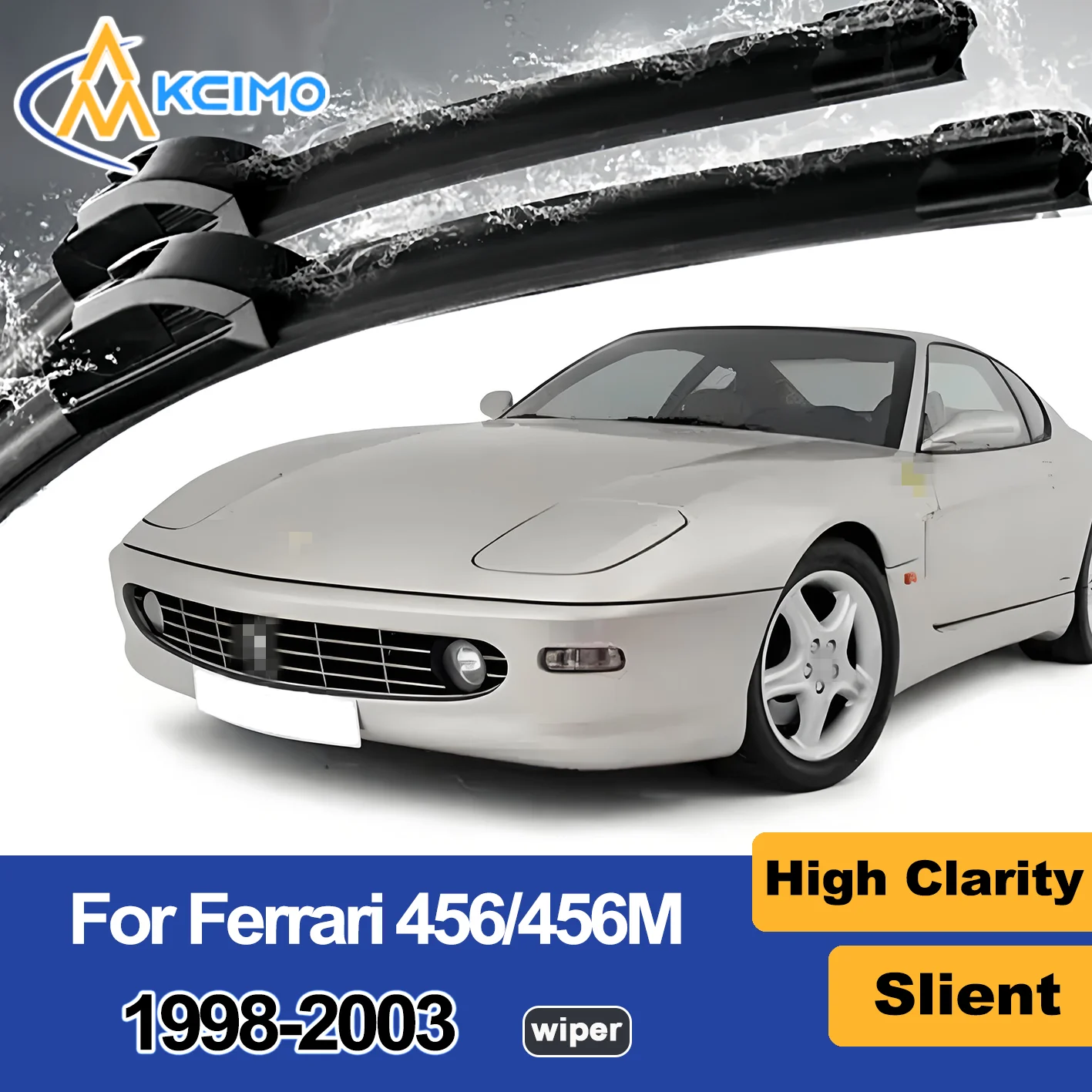 

2PCS New Front Windshield Wiper Blade for Ferrari 456/456M F116 1998-2003 Front Windshield Auto Wipers Blade Accessories 2023