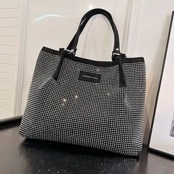 Women's Bags on Sale High Quality New Fashion Retro Solid Casual Tote Advanced Sense Messenger Bag Large Capacity Handbag