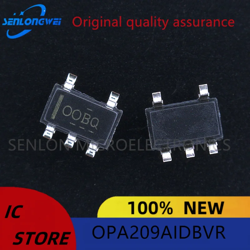 New original OPA209AIDBVR Silk Screen OOBQ Operational Amplifier Chip SOT23-5