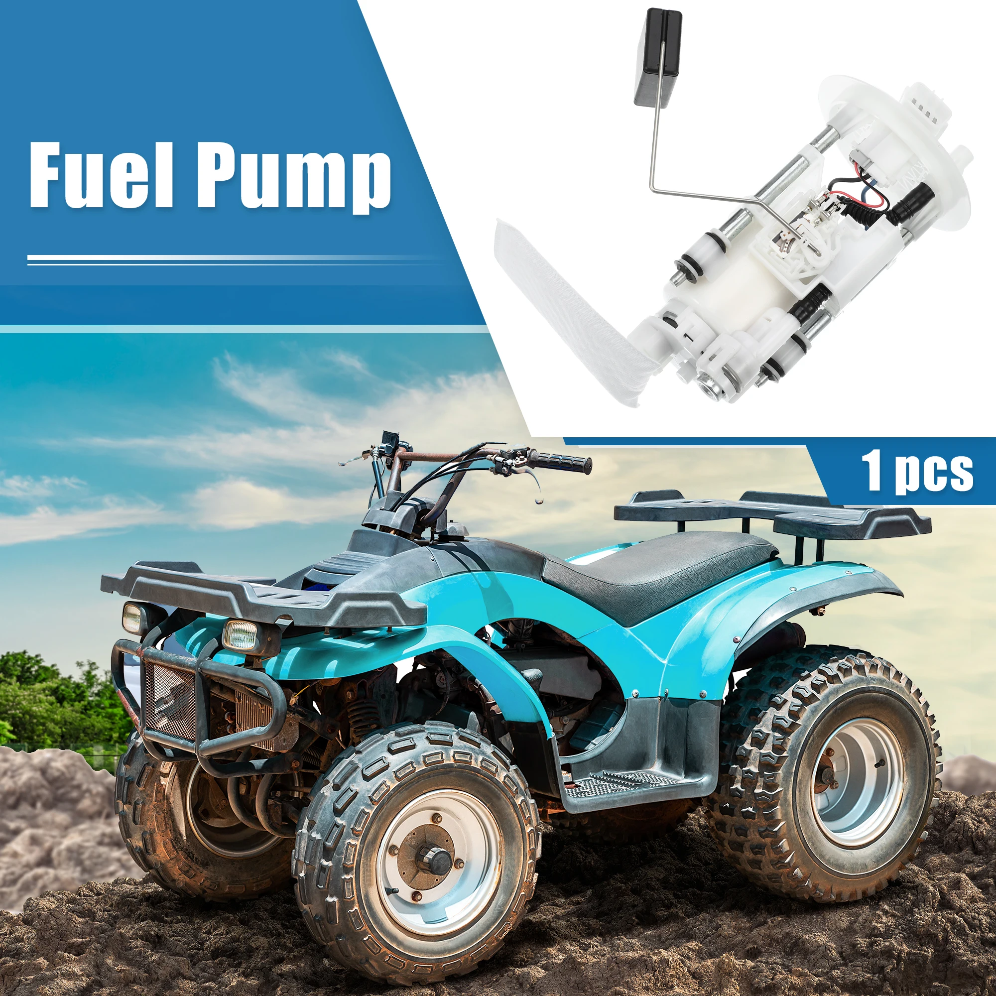 X Autohaux Car Fuel Pump 3B4-13907-10-00 for Yamaha ATV 550 FI EPS 4WD HUNTER 2014 for Yamaha ATV GRIZLY 550 EPS 4WD 2009