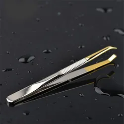 Eyebrow Tweezer Stainless Steel Slant Tip Eyes Clip For Face Hair Removal Make Up Tools Pince A Epiler