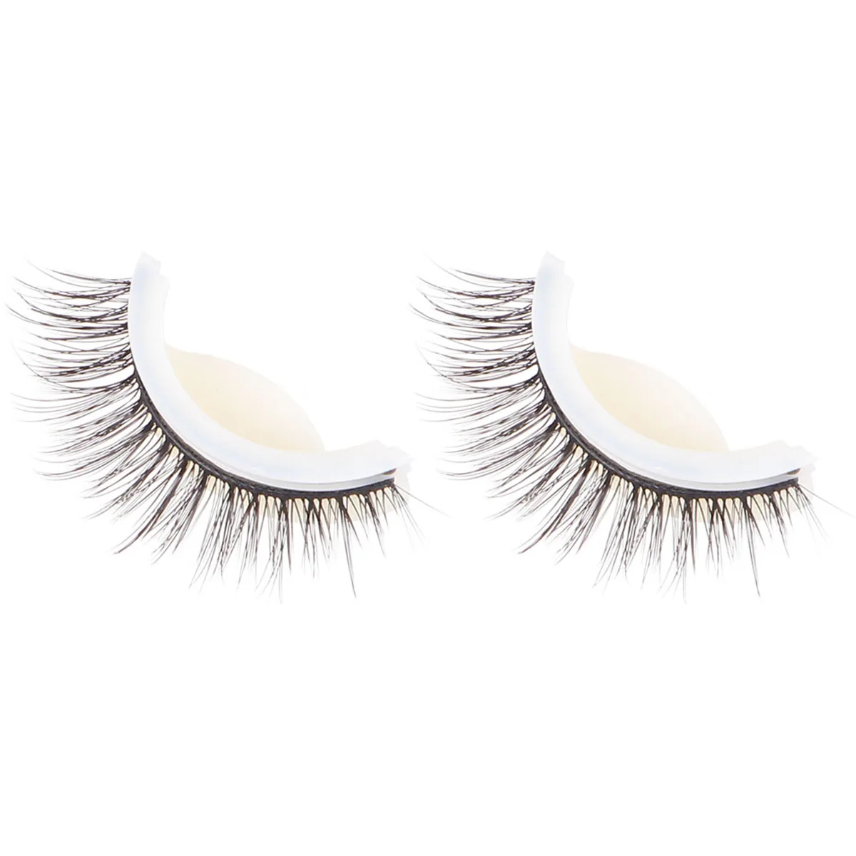 

3D False Eyelashes Reusable Soft Natural Fiber Thick Long Makeup Lashes Extension For Wedding Party Photo Shoot Daily Wear