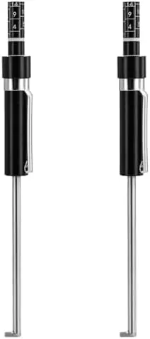 

NQEUEPN 2Pcs Brake Pad Thickness Gauge – Precision Brake Measuring Tool for Auto Maintenance