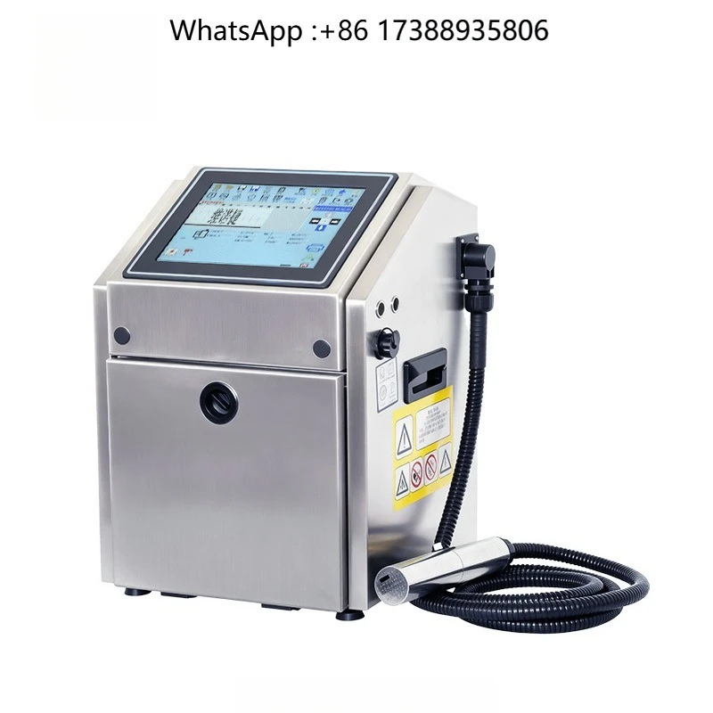 Industrial Continuous Inkjet Printer, Date Batch Number Encoder, 10 Inch Touchscreen Cable Printer